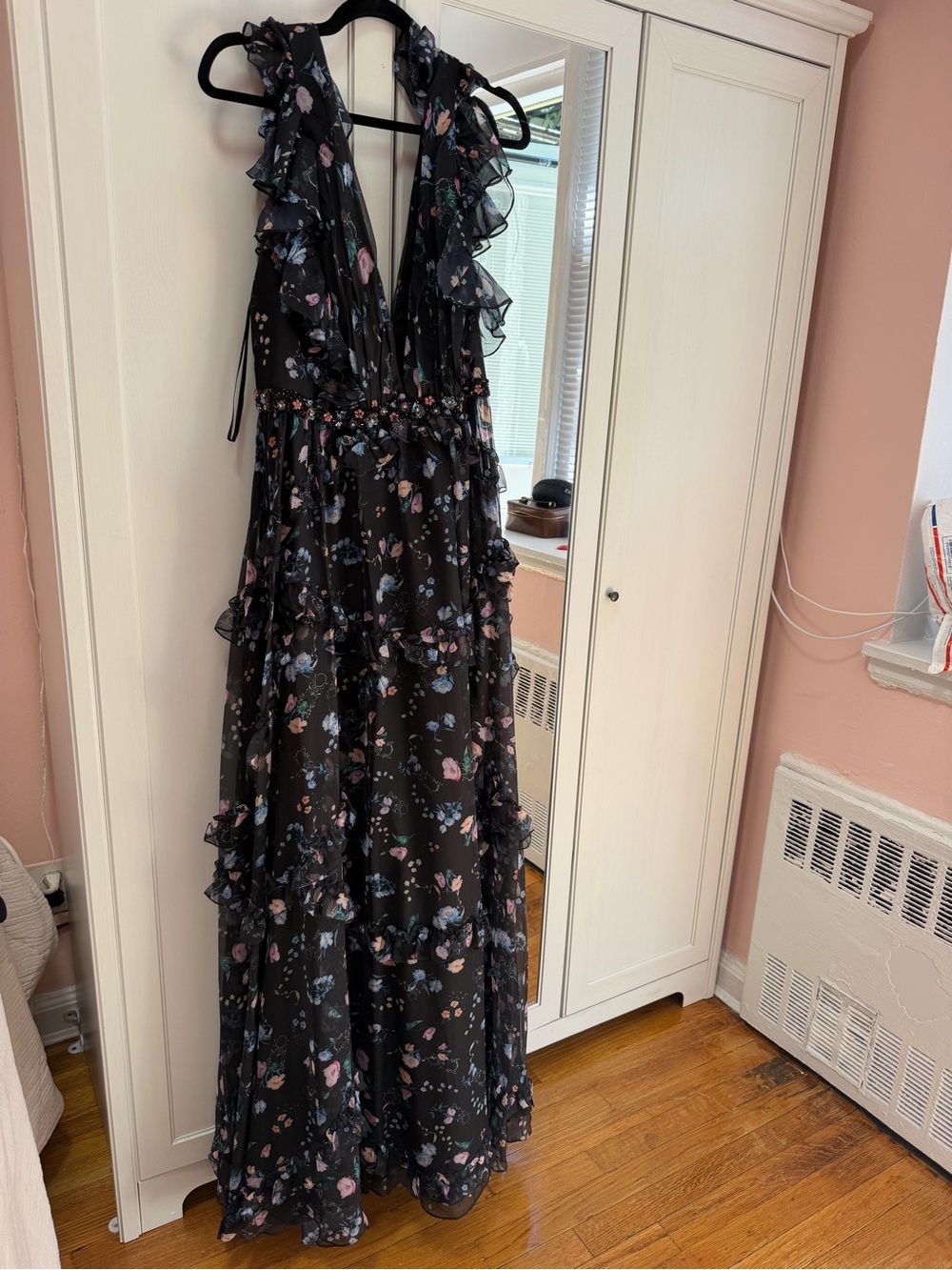 NWT Mac Duggal Floral Ruffle Gown 68090 – size 14 - Picture 5 of 10